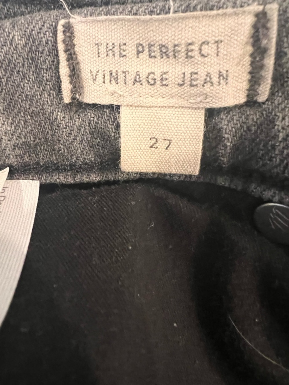 Madewell The Perfect Vintage Jeans Lunar Wash Grey High Rise Size 27 - Picture 4 of 12